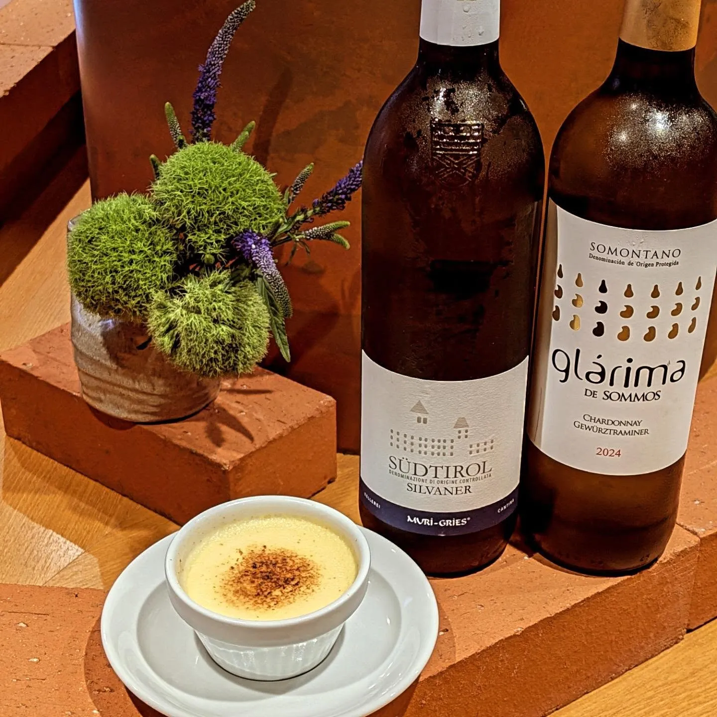 串揚げの〆の為の自家製プリン。